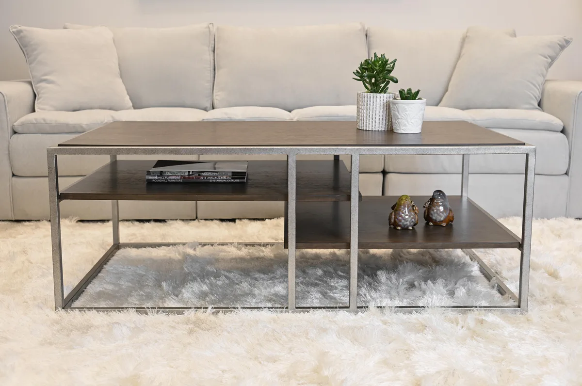 tuphen tuphen Coffee Table 50"W x 26"D x 18"H Brown — product photo