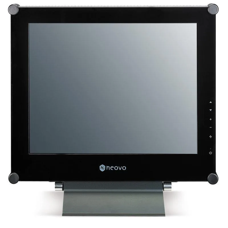 19 inch LCD CCTV monitor with metal casing and NeoV Optical Glass