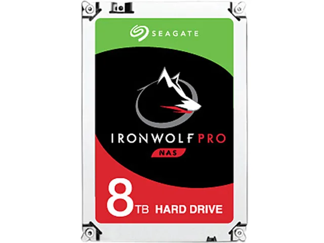 Seagate Seagate IronWolf Pro 8TB 7200 RPM 256MB SATA 6.0Gb/s 3.5" ST8000NE0004 internal hard drive — product photo