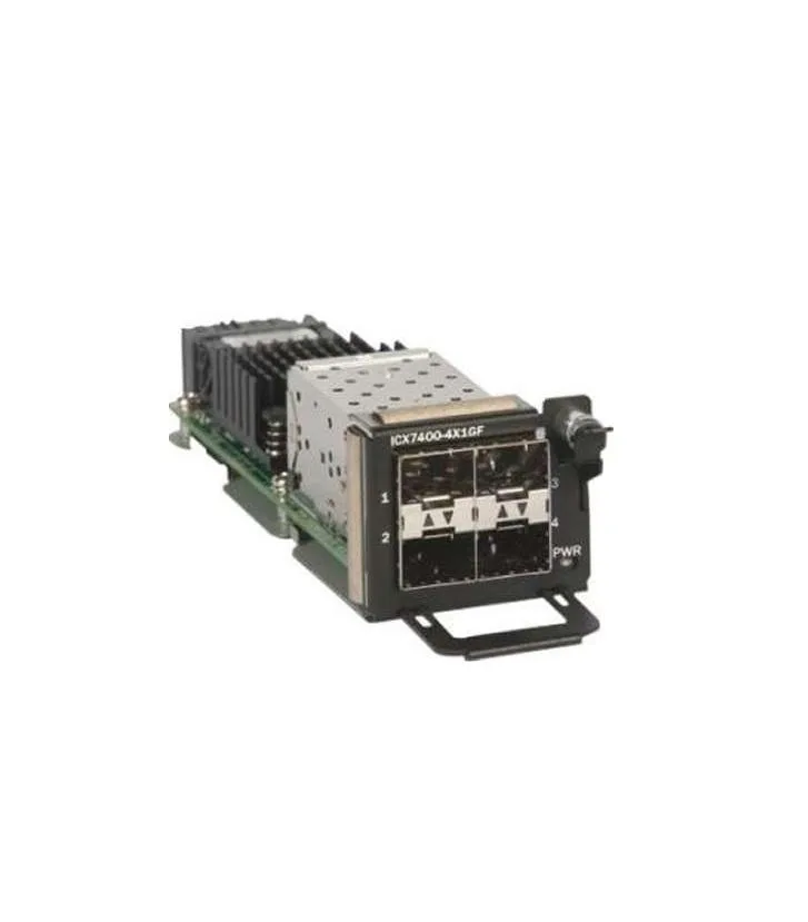 Brocade Brocade ICX7400-4X1GF 4-port 1 Gbps switch module — product photo