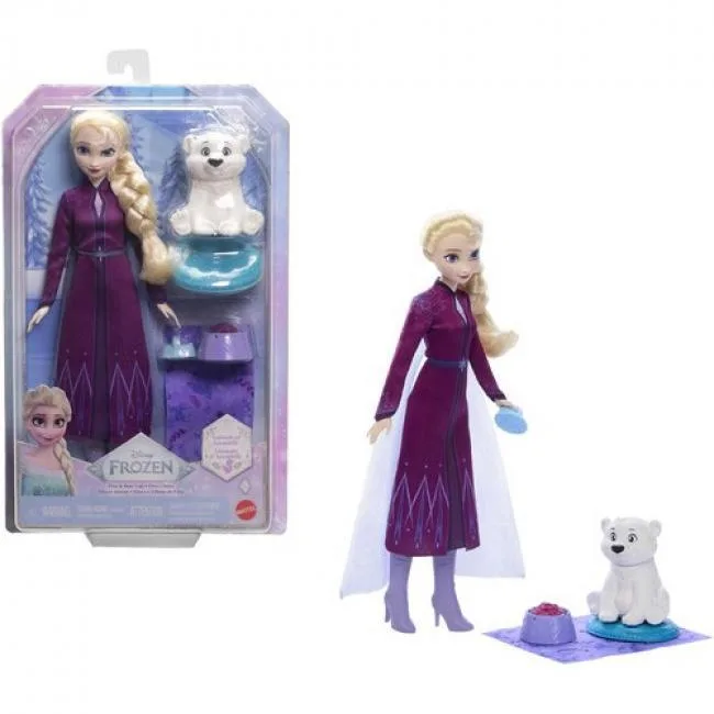 Mattel Mattel JFG16 Disney Frozen Elsa Doll with Polar Bear Cub and Accessories — product photo