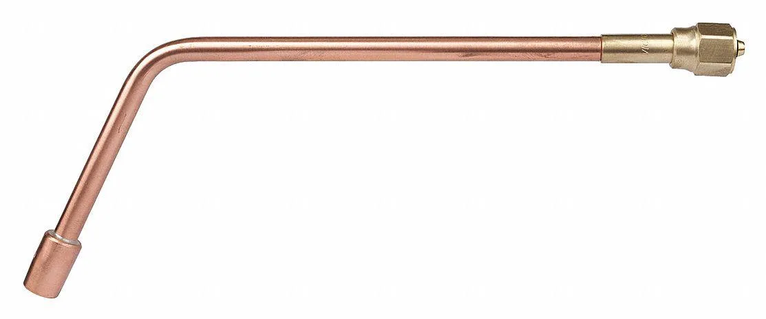 Victor 0323-0303 size 12 heating nozzle, brass tube-and-head tip for HD 310C torch