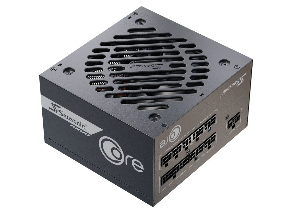 Seasonic Seasonic CORE GX-1000 ATX3 1000 W power supply, fully modular ATX 3.1, 120 mm fan, 140 mm depth — product photo