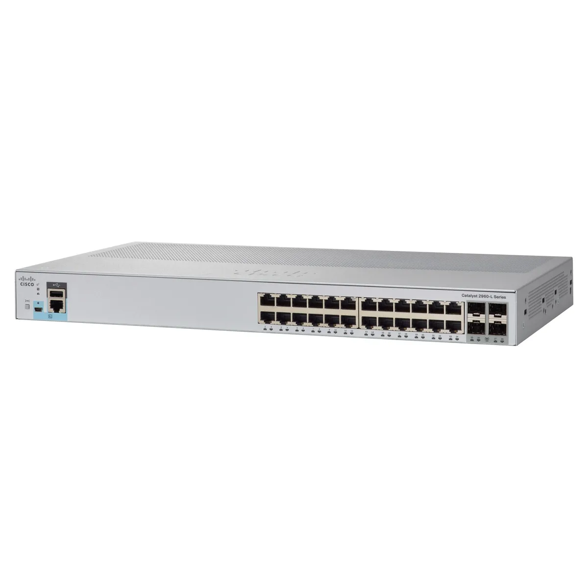 Cisco Systems, Inc. Cisco Systems, Inc. WS-C2960L-24TQ-LL 24-port network switch — product photo