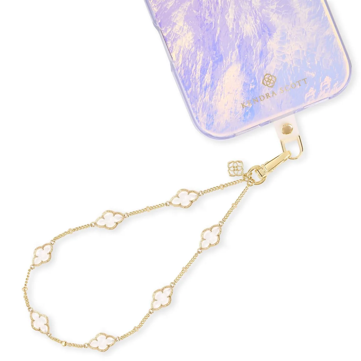  Kendra Scott KN060822 Abbie Mother of Pearl phone charm — product photo
