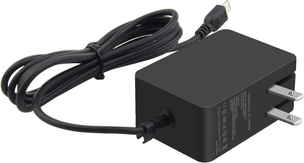 myVolts myVolts AC adapter for Microsoft Surface 3 with USB port 1.2m cable — product photo