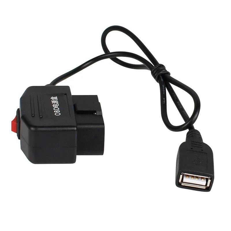 Qyouth Qyouth 24 Hours Parking Monitoring 5V 3A USB Car Charge OBD Hardwire Kit watch accessory — product photo
