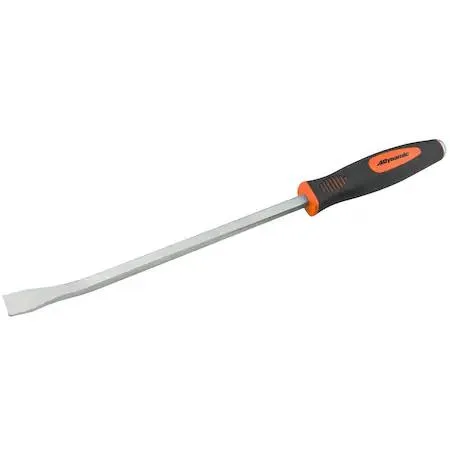 Dynamic 18 inch pry bar with comfort handle and strike cap