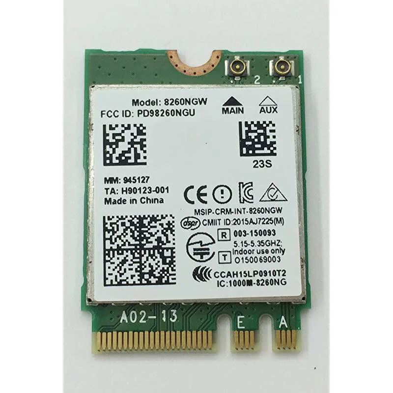 Raion Power Raion Power Intel Dual Band Wireless-AC 8260NGW M.2 Wi-Fi Adapter — product photo