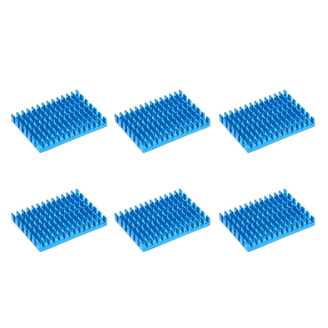 Unique-Bargains Unique-Bargains 5x30x40mm Blue Aluminum Heatsink 6Pcs — product photo