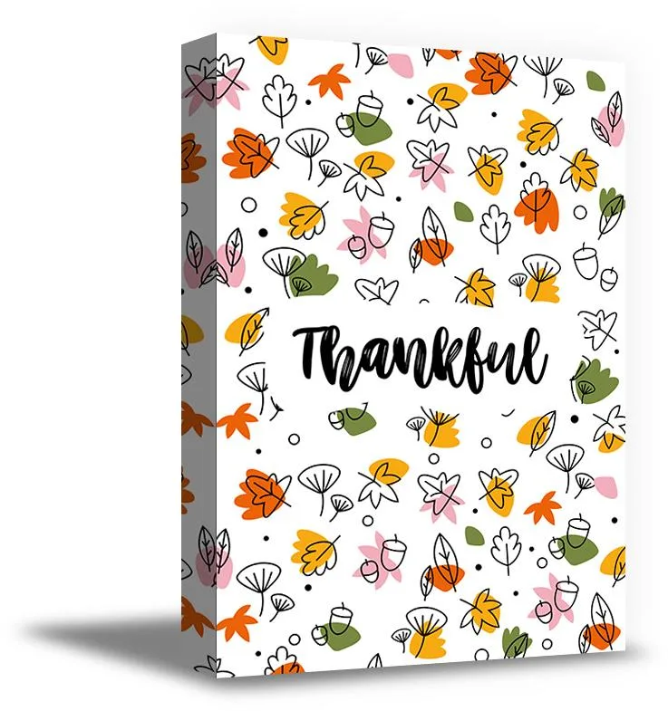 Awkward Styles Awkward Styles Thanksgiving Canvas Wall Art Thankful Quote 8" x 10 — product photo