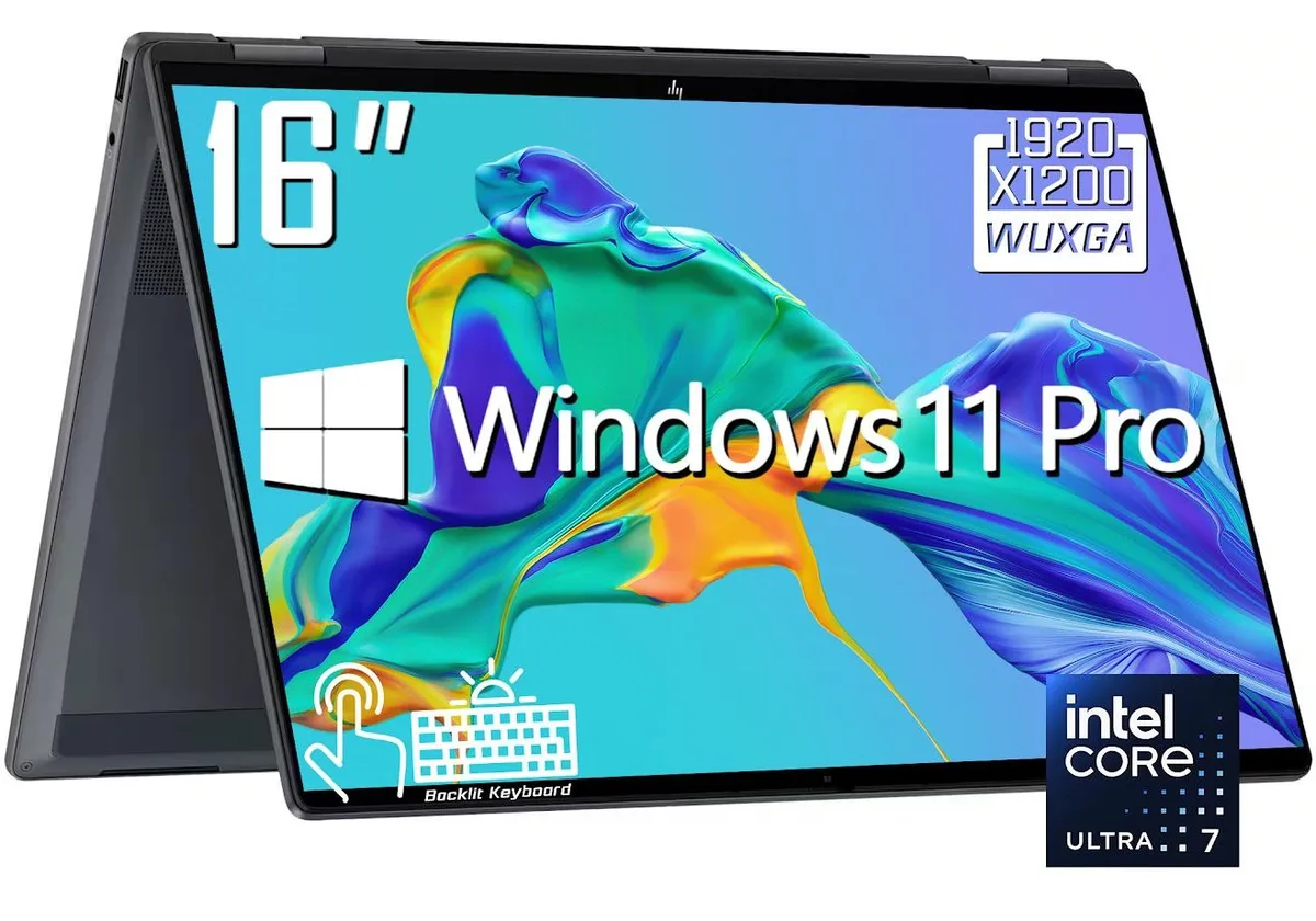 HP HP OmniBook X 2-in-1 16" WUXGA Touch Intel Core Ultra 7 256V 16GB 2TB — product photo