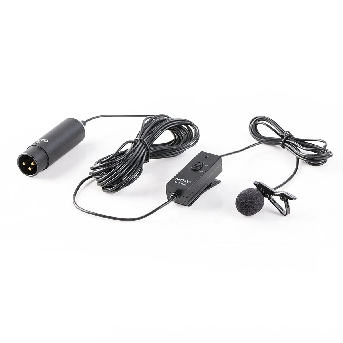 Movo Movo LVM-XLR1 Self-Powered XLR Lavalier Microphone — product photo