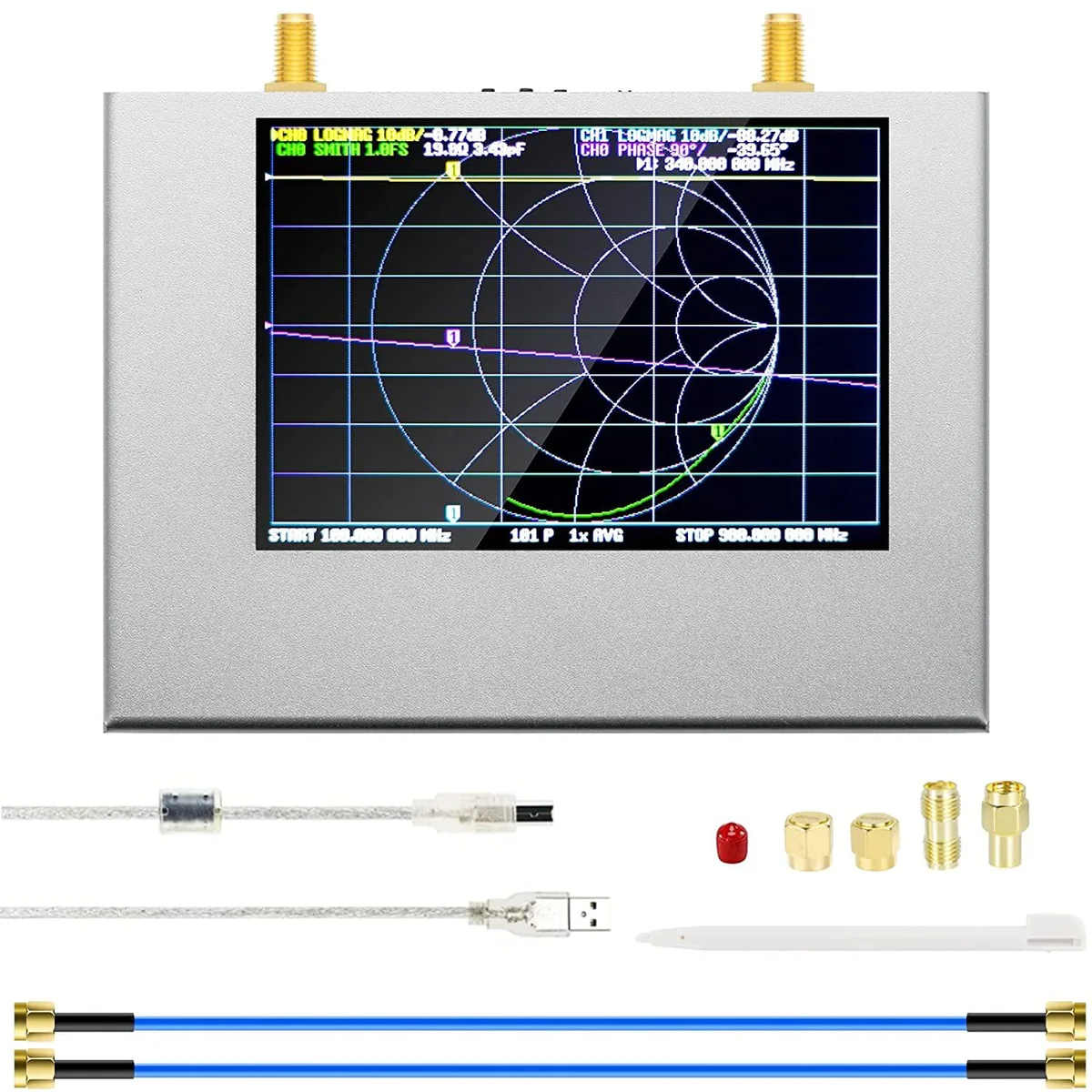BFKK BFKK NanoVNA V2 Plus4 50kHz-4.4GHz Network Antenna — product photo