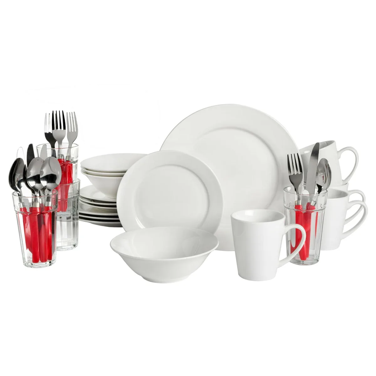 Gibson Gibson Home Regal White II 32 Piece Dinnerware Set — product photo