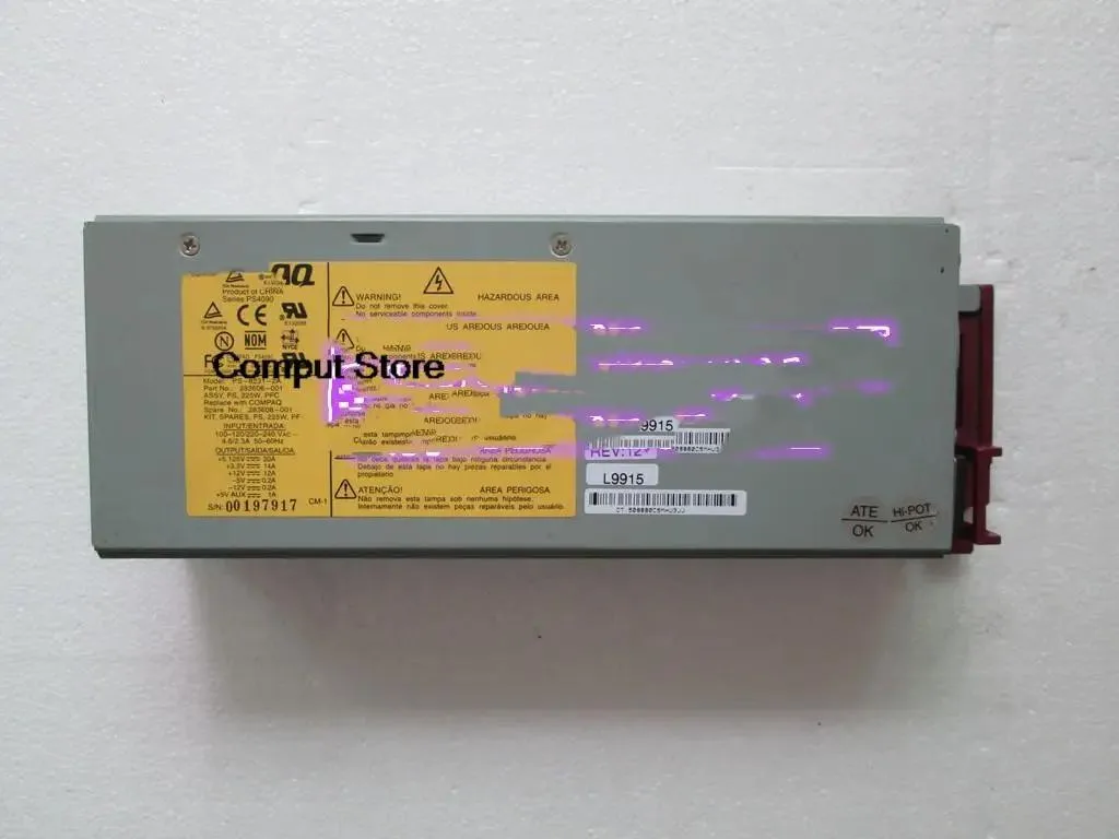 KHACHIMO KHACHIMO Power Supply CL380 1850R 1600 PS-6231-2A 283608-001 283606-001 — product photo