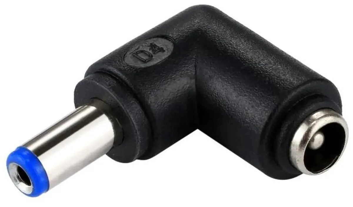 Vszerda Vszerda DC 5521 Male to Female 90 Degree Right Angle Elbow Power Adapter — product photo