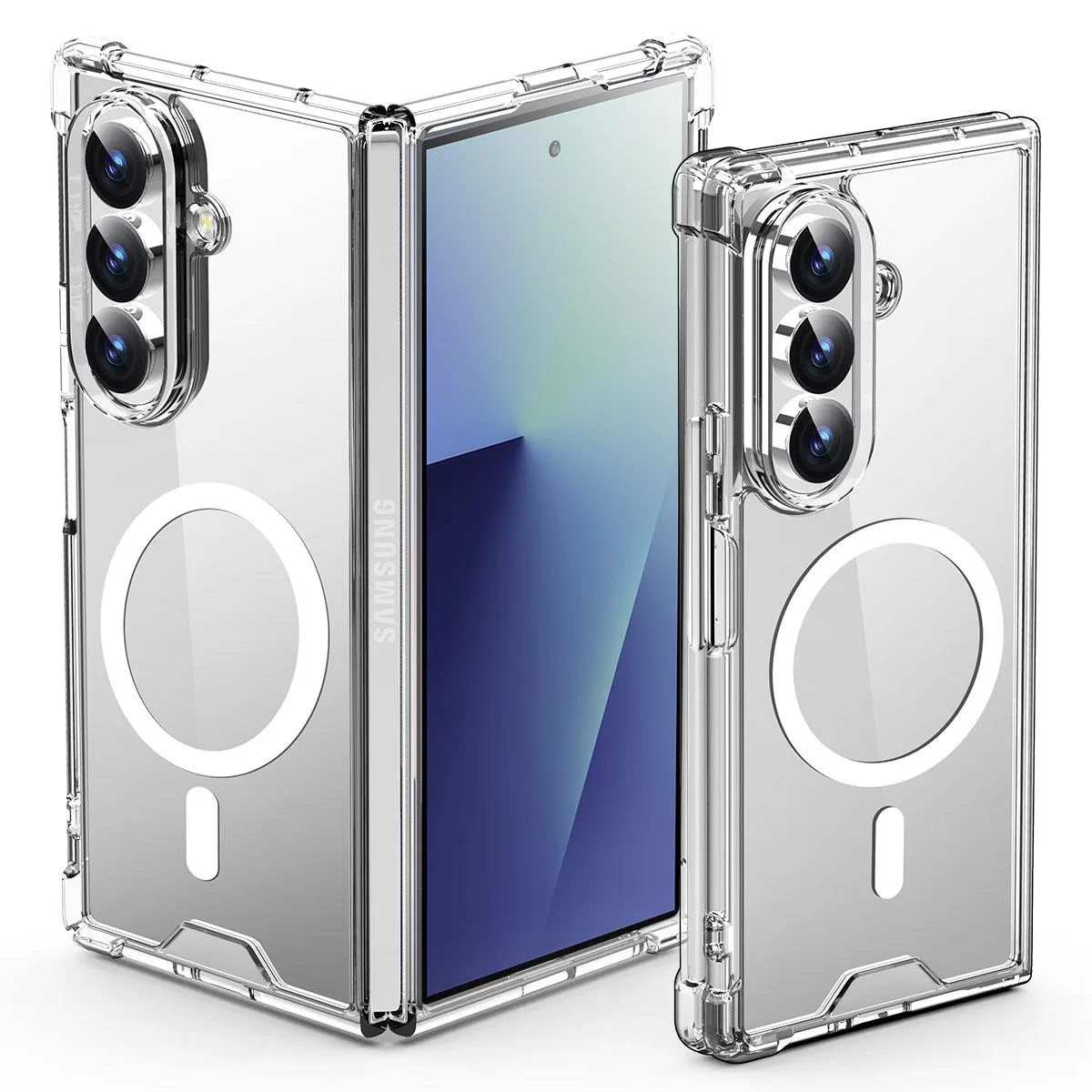 SZYG SZYG Clear MagSafe Case for Samsung Galaxy Z Fold7 2025 — product photo
