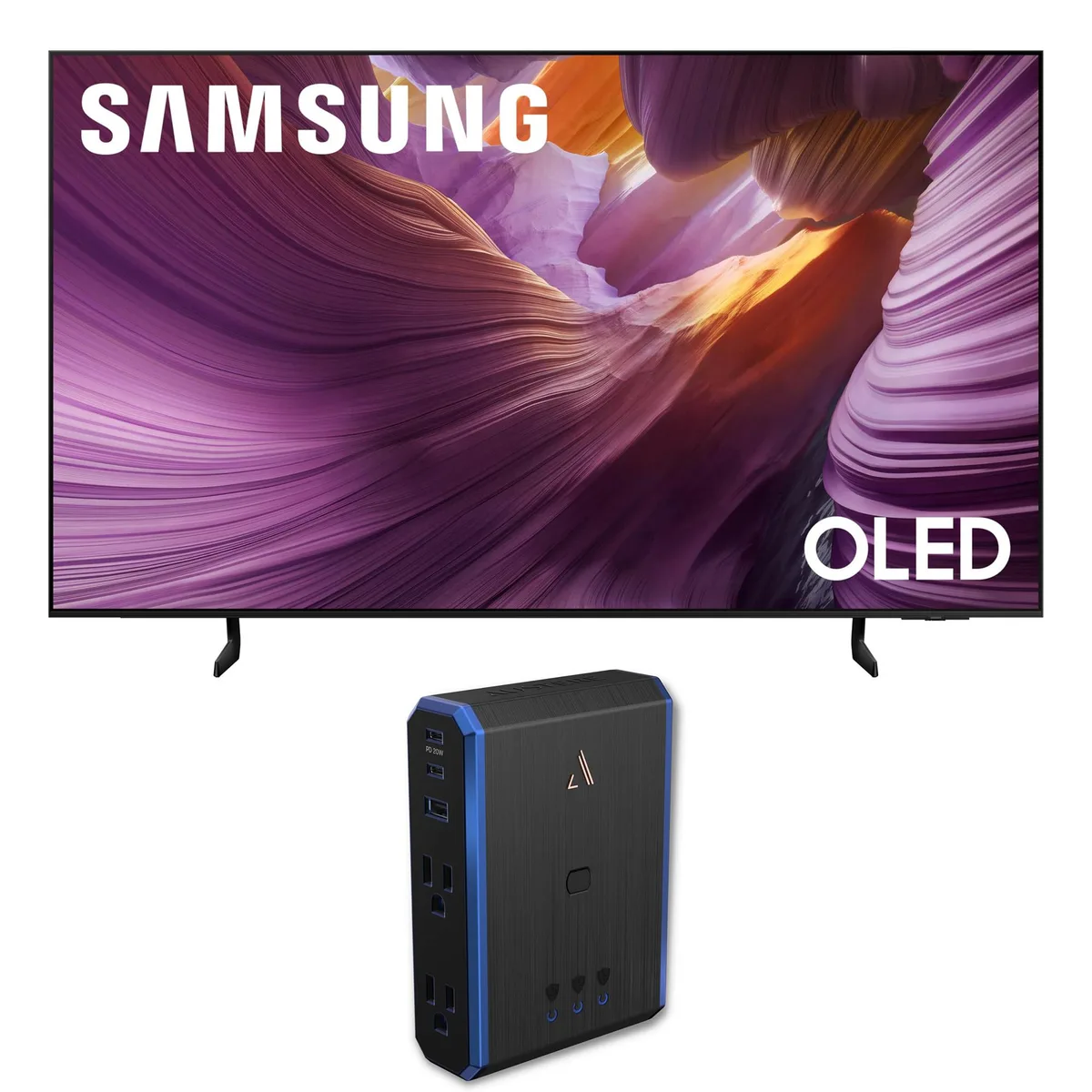 SAMSUNG SAMSUNG QN77S85FAEXZA 77" OLED 4K TV 120Hz Graphite Black — product photo