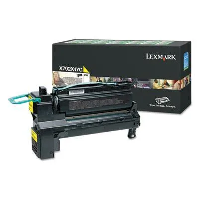 Lexmark Lexmark X792 Yellow Toner Cartridge 20000 Pages — product photo