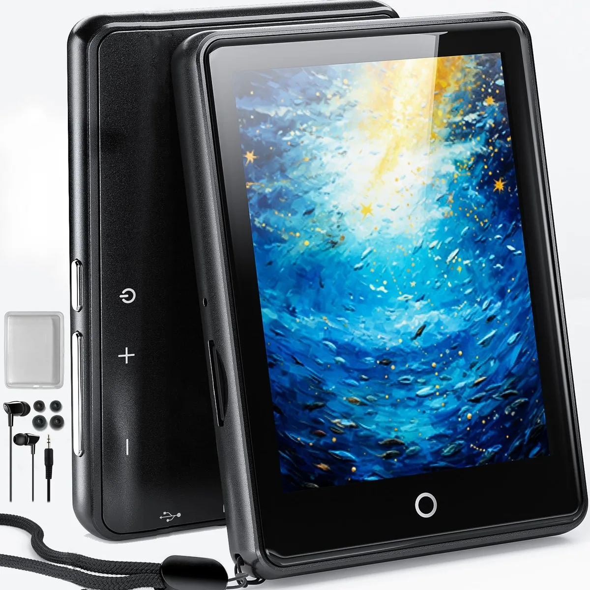 ODEJOI 64GB MP3 Player Bluetooth 5.3 2.8" Touchscreen Black — product photo