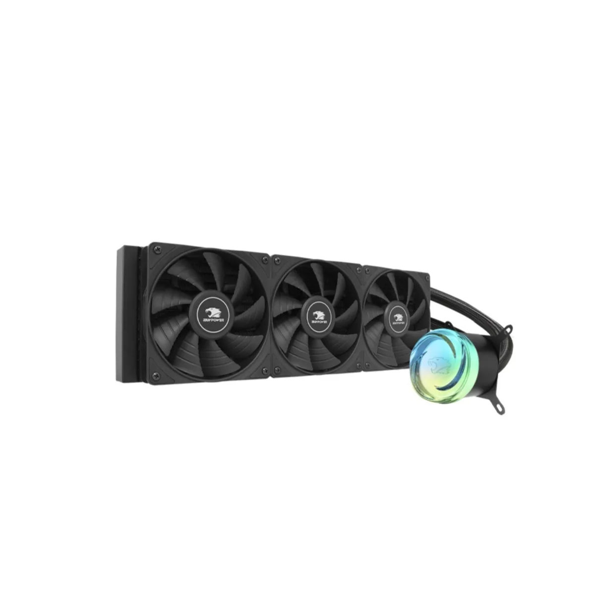 iBUYPOWER iBUYPOWER AW4 360mm Liquid Cooler Black 2024 — product photo