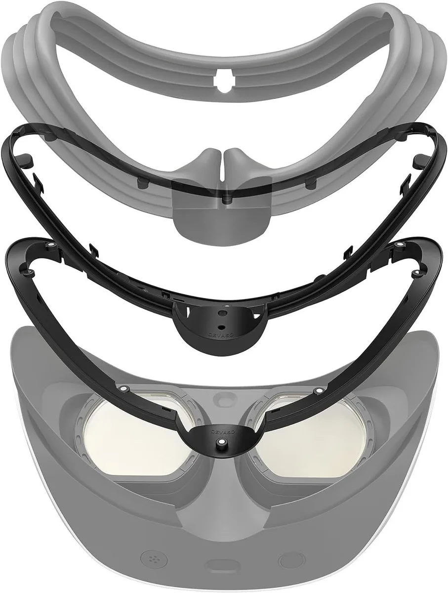BONAEVER BONAEVER Silicone Face Cover Quick Release Unit Black — product photo