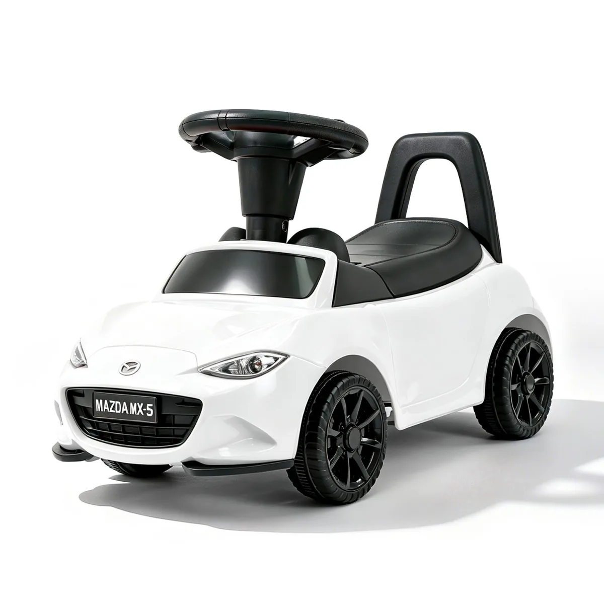 TCARAIWEN TCARAIWEN Mazda MX-5 Licensed 3-in-1 Ride-On Car White 40 lbs — product photo