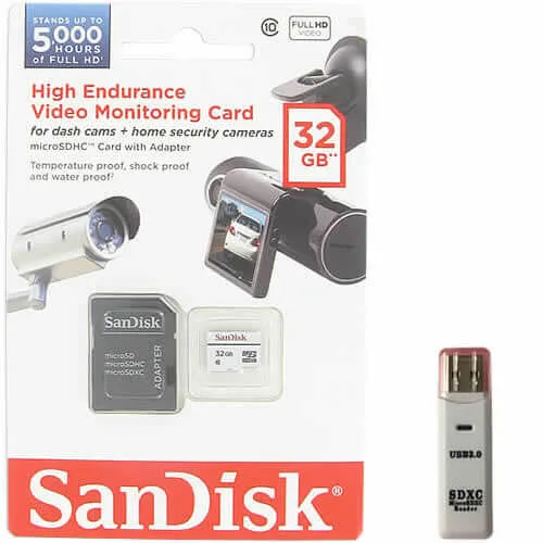 SanDisk SanDisk 16 GB SDHC Class 10 5-pack with USB reader — product photo