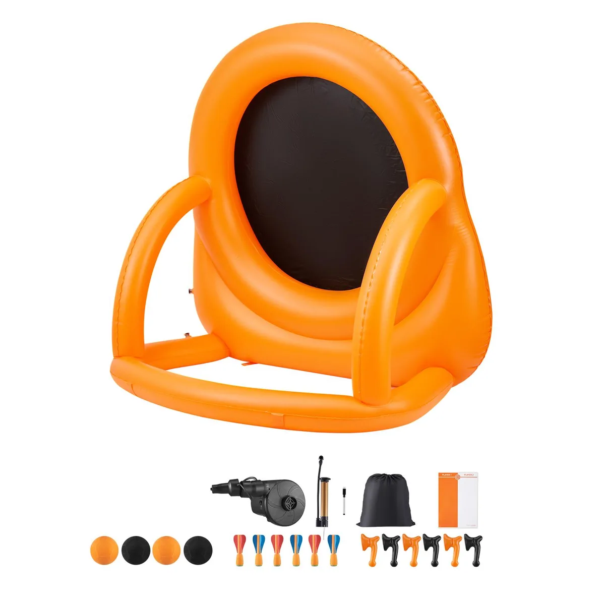 VEVOR VEVOR Inflatable Soccer Dart Board 6.9 kg 2000 mm 4 Soccer 6 Darts 6 Axe — product photo