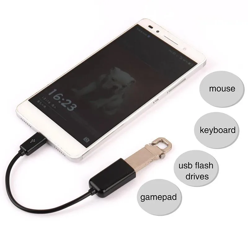 Defendwe Defendwe Micro USB OTG Cable Male to Female 16cm — product photo