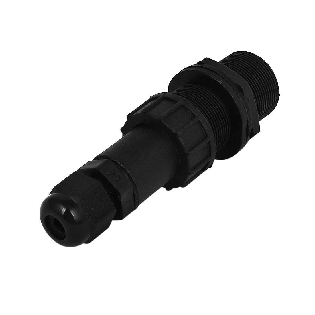 Unique-Bargains Unique-Bargains RJ45 8P8C IP68 M20 Waterproof Connector Black — product photo