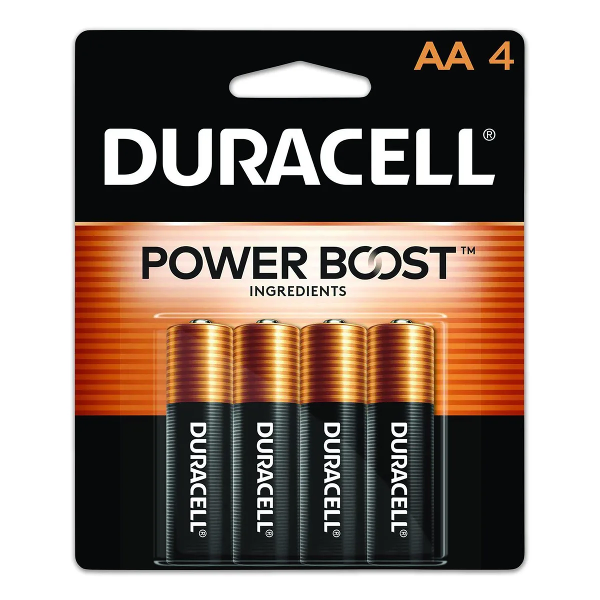 DURACELL DURACELL AA Alkaline Batteries 4 Pack 1.5V MN1500B4Z — product photo