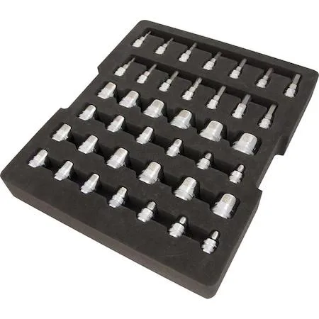 Dynamic Dynamic 105102 3/8" Drive 40 Piece Chrome Socket Set With Foam Tool — product photo