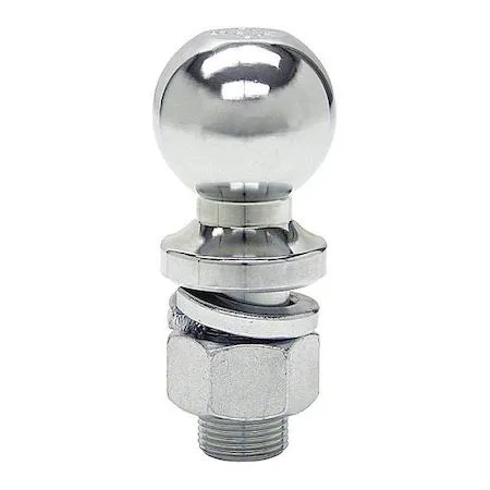 Buyers Products Company Buyers Products Company 1802020 1-7/8 Inch Chrome Hitch Ball With 1 Inch Shank Diameter — product photo