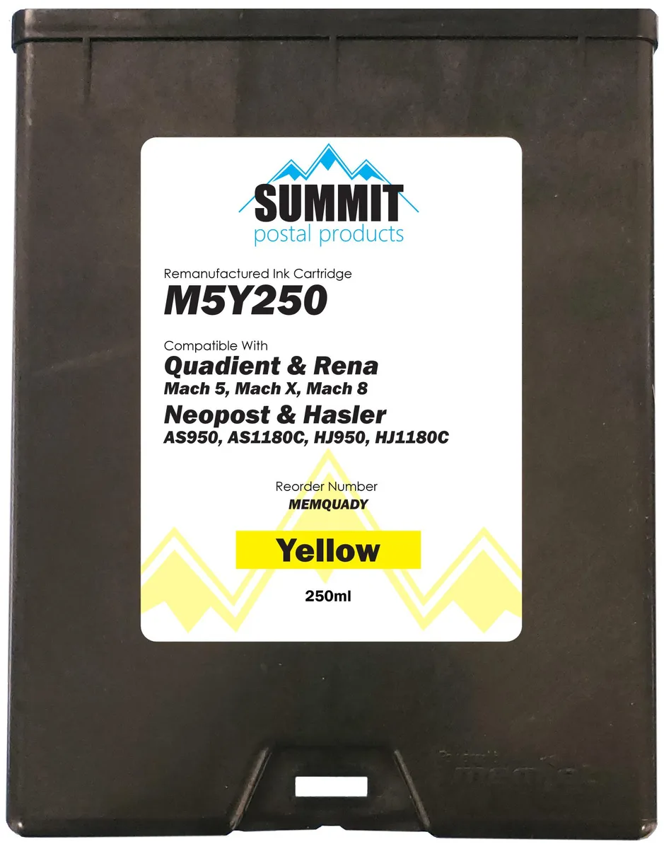Summit Postal Products Summit Postal Products M5Y250 Yellow Ink Cartridge 250 ml — product photo