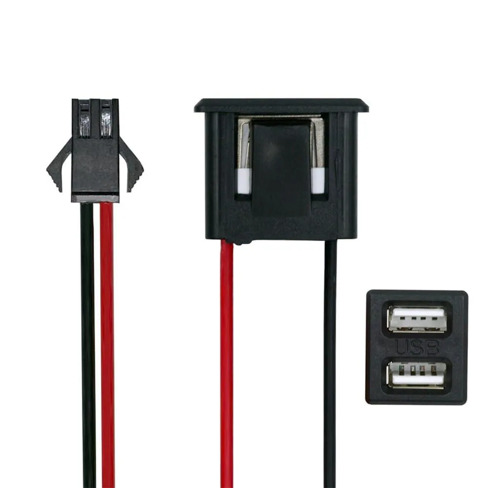 LORDWORLD LORDWORLD Dual Type-A Female to 2-Pin Header Cable 75mm Pitch 2.54mm USB 2.0 — product photo