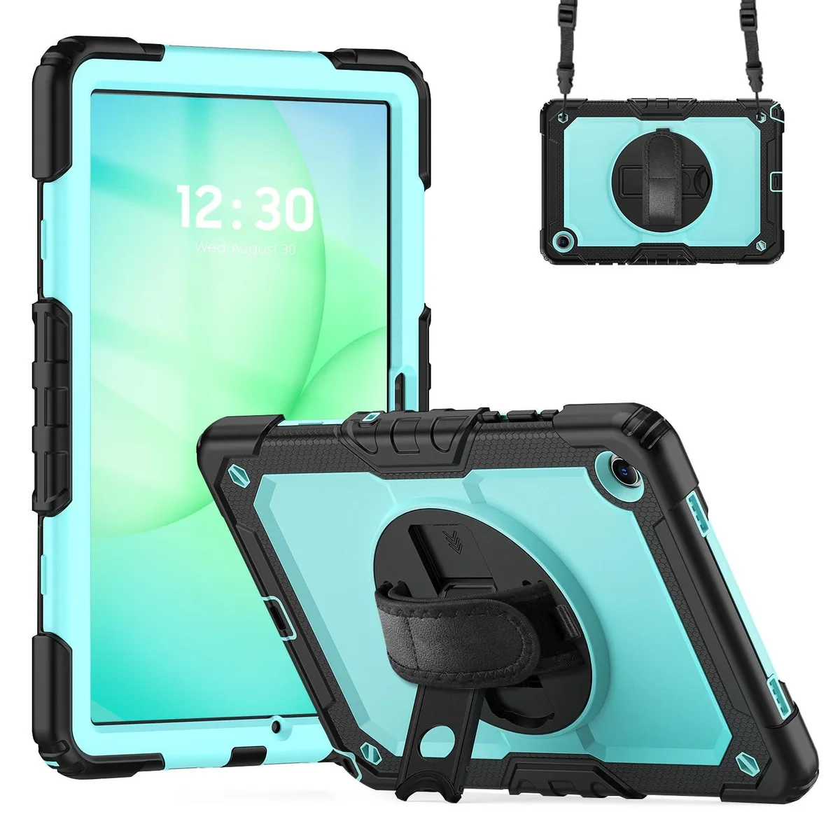 Timoom Timoom Heavy Duty Shockproof Case 11" Light bluePC 360° Stand Hand Shoulder Strap Tab A11+ 2025 A9+ 2023 — product photo