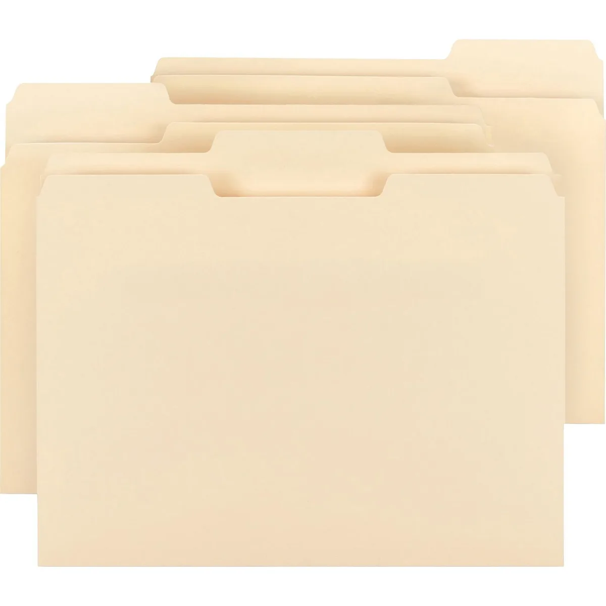 Business Source Business Source 78950 File Folder Letter 9.5 pt 1/3 Cut 3/4" Exp 150/BX — product photo