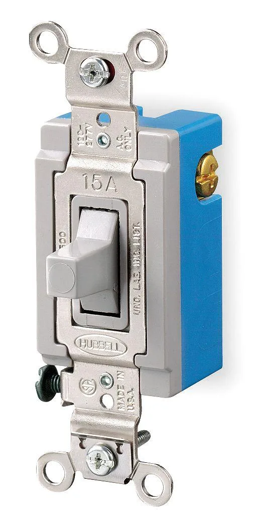 Hubbell Incorporated Hubbell Incorporated HBL1556GY dimmer switch, 15 A, 120/277 V, gray — product photo
