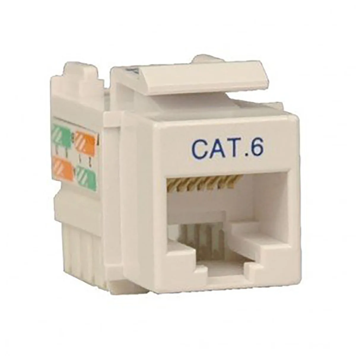 iMBAPrice iMBAPrice Cat6 RJ45 Punch Down Keystone Jack White Wired Accessory — product photo