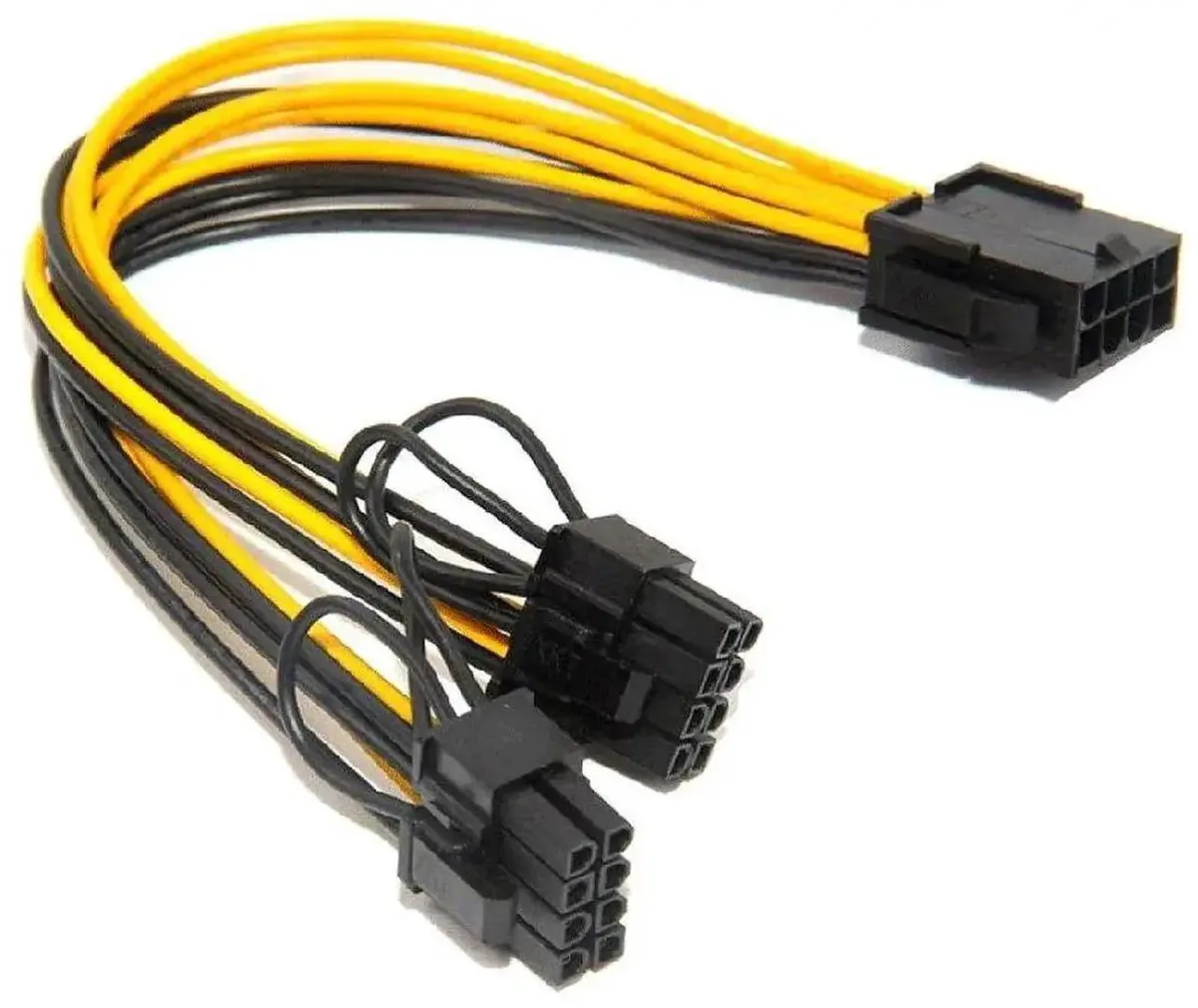 SMUGDESK SMUGDESK PCI-E 8 Pin to 2 x 8(6+2) Pin Power Splitter Cord — product photo