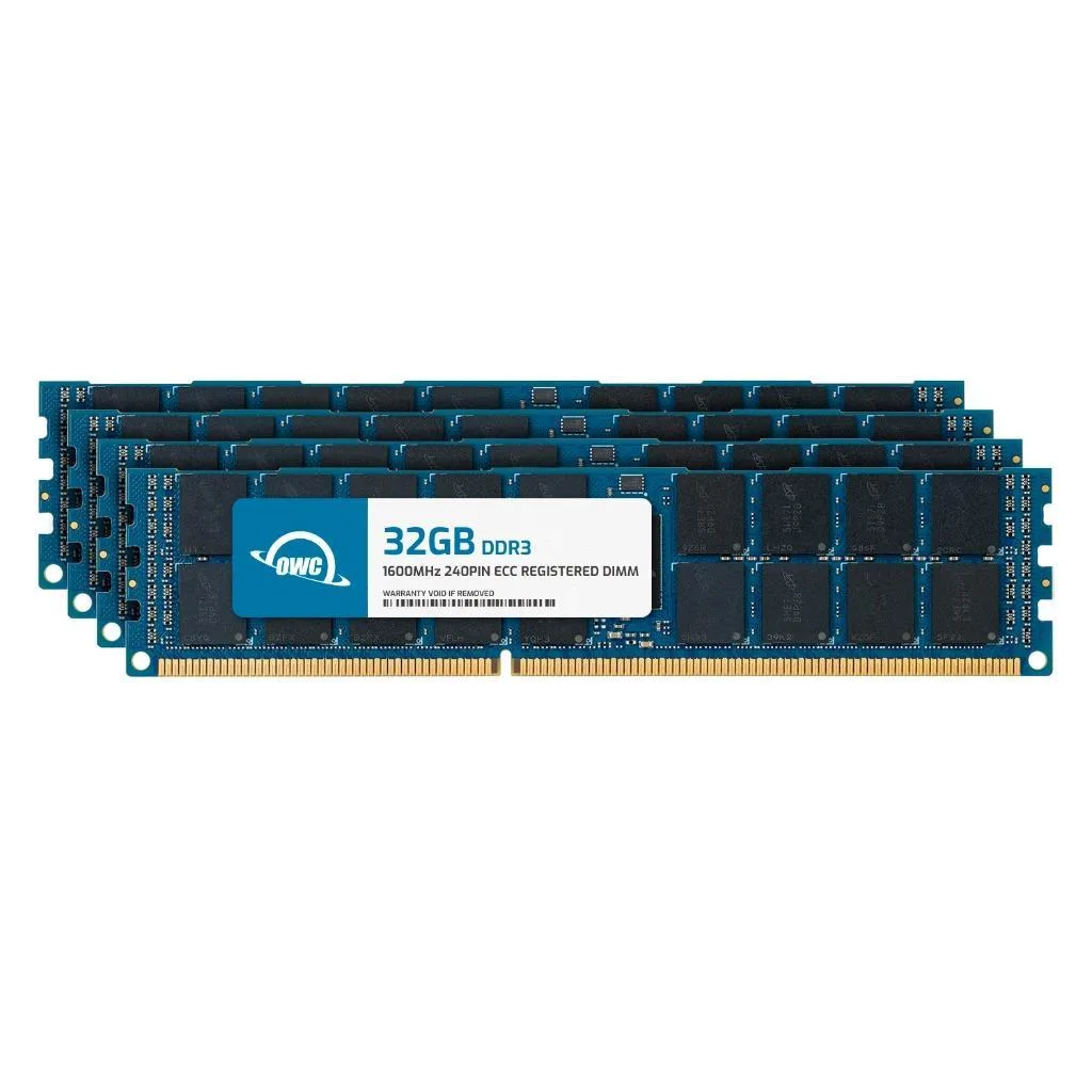 OWC OWC 128GB (4x32GB) DDR3 1600 ECC Registered RDIMM memory upgrade — product photo
