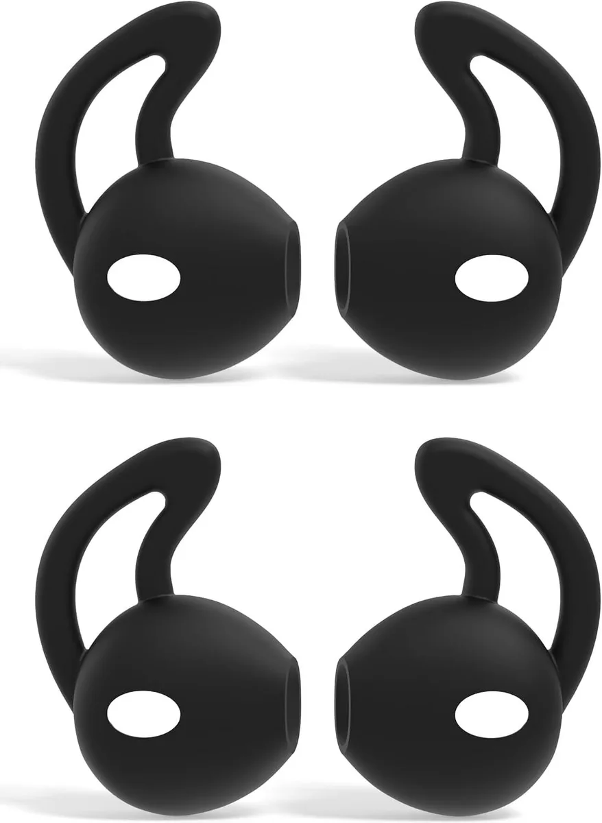 MAONO MAONO 2 Pack Silicone Ear Tips for EarPods USB-C/3.5mm/Lightning Black — product photo