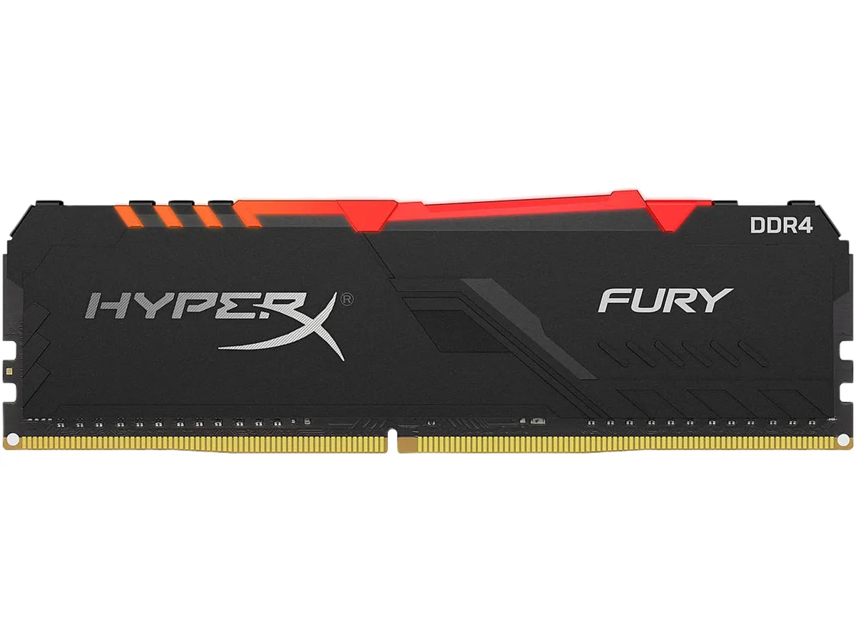 HP HP HyperX FURY 8GB DDR4 2666 CL16 RGB desktop RAM HX426C16FB3A/8 — product photo