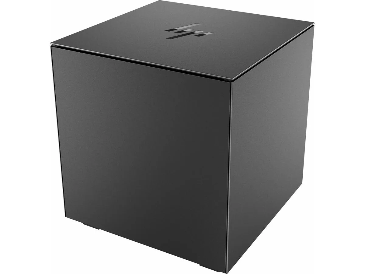 Compact black thermal receipt printer with auto-cutter