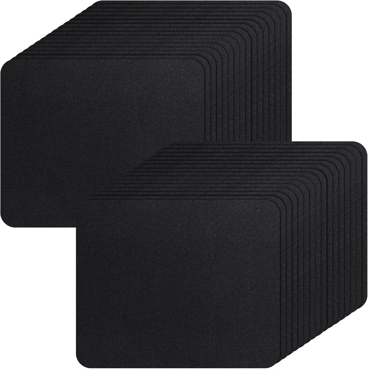 BAOFENG BAOFENG 50 Pack Mouse Pads 9.84 x 11.81 Inch Black — product photo