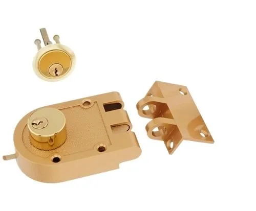 Kaba Group Kaba Group 535-53-51 Double Cylinder Jimmy Proof Deadbolt With Angle Strike door lock — product photo