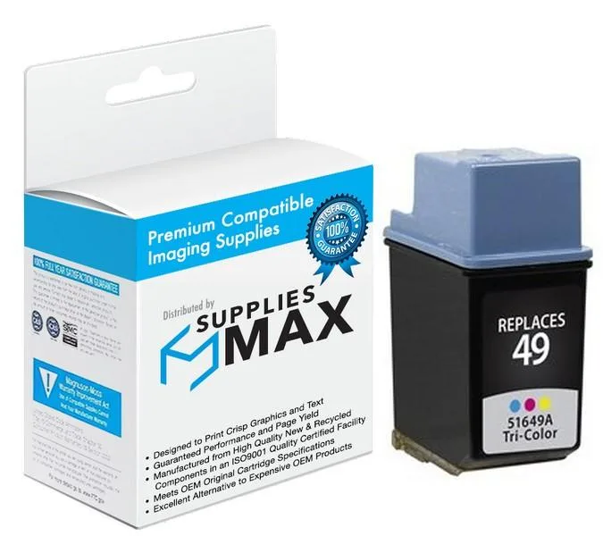 SuppliesMax SuppliesMax HP 51649A Color Inkjet Cartridge 350 Pages — product photo