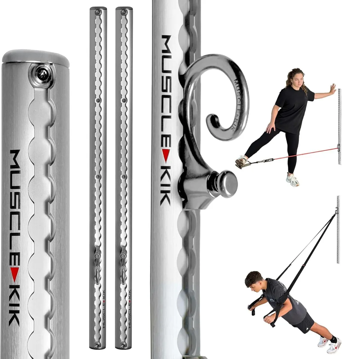 TAURKENAM TAURKENAM MUSCLE KIK Adjustable Wall Anchor System weight training — product photo